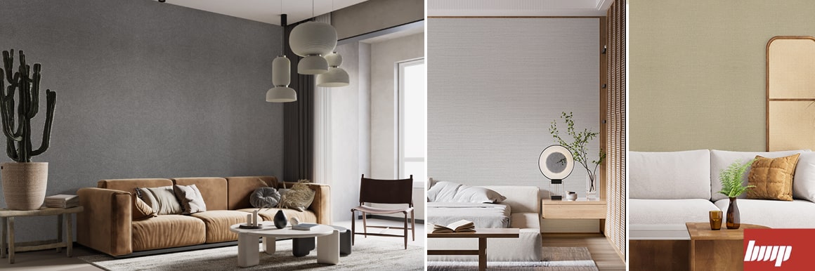 Experience health-enhancing wallpaper from Japan with the Triple Fresh innovation, which reduces moisture, musty odors, and bacteria : EDITOR IV