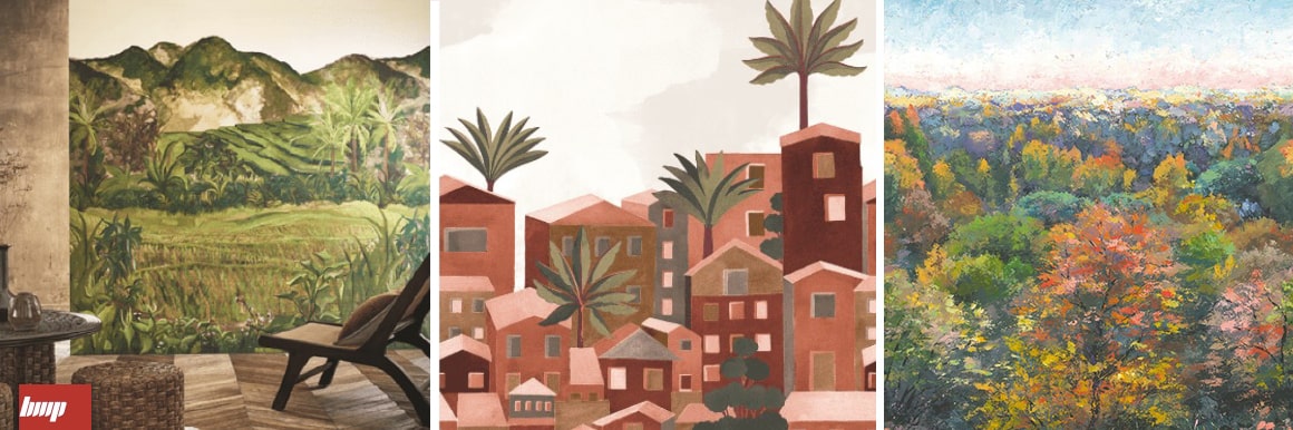 เปลี่ยนผนังบ้านธรรมดาเป็นภาพเขียนสุดARTจากฝรั่งเศสง่ายๆด้วยวอลเปเปอร์ที่ Bangkok Wallpaper