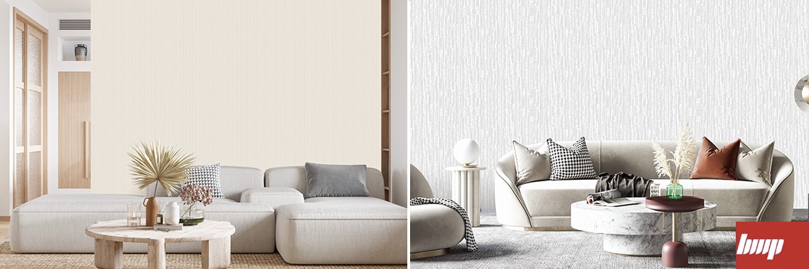 Enhance dimension of walls with the contemporary exquisite textured wallpaper from Asia