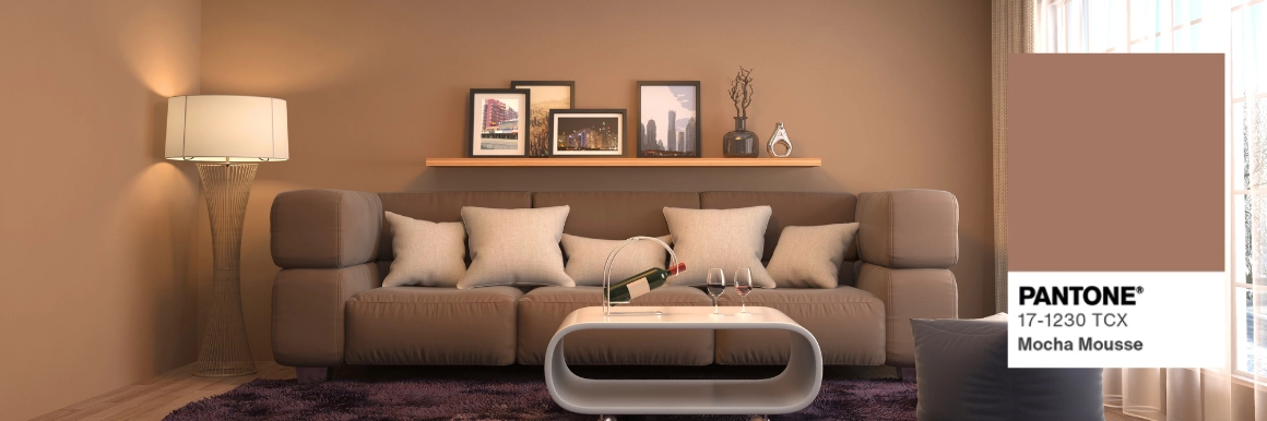 มัดรวมวอลเปเปอร์ Pantone แห่งปี 2025 Mocha Mousse น้ำตาลมอคค่า ช็อกโก้ อบอุ่นเรียบหรูมีสไตล์