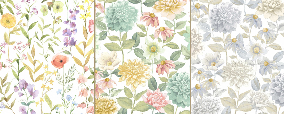 วอลเปเปอร์ลายดอกไม้